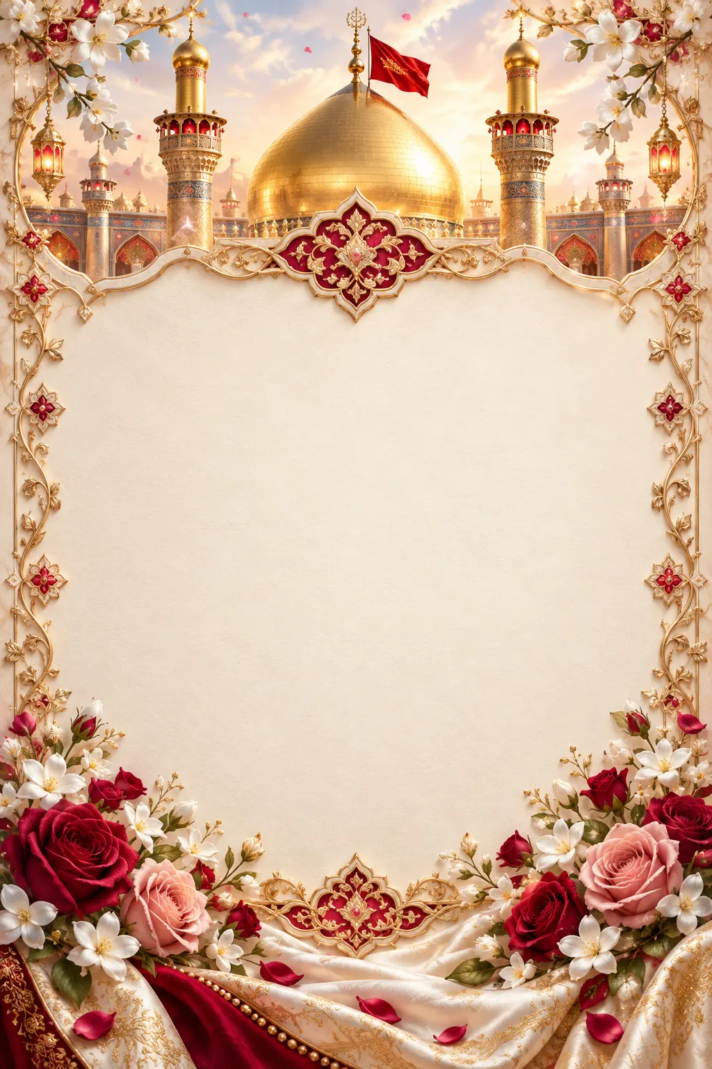 کارت تبریک میلاد امام حسین (ع)