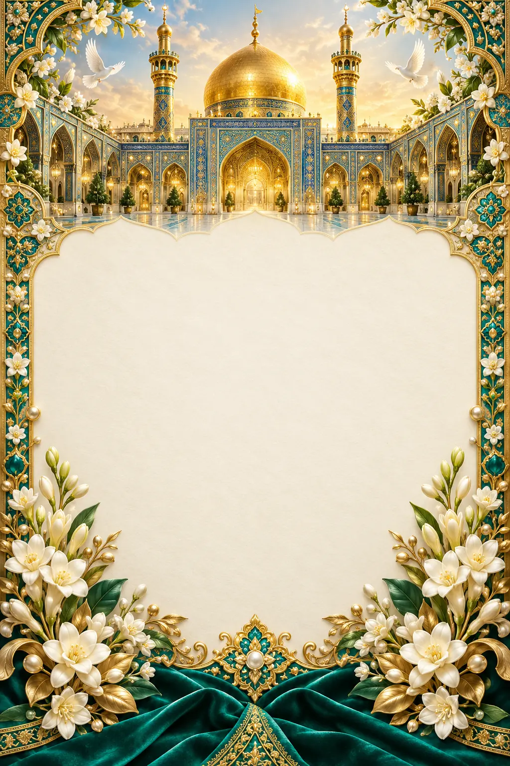 کارت تبریک میلاد امام رضا (ع)