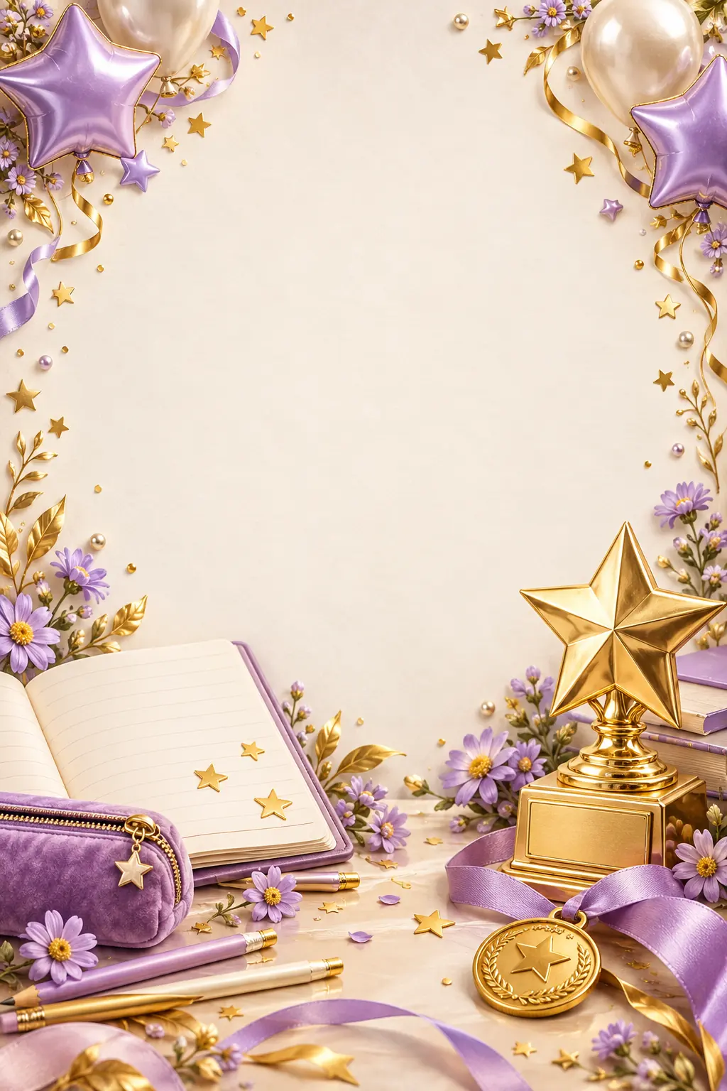 کارت تبریک تحصیلی طرح ستاره‌ی تلاش